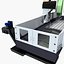 3D industrial equipments lathe tools model