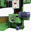 3D industrial equipments lathe tools model