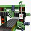 3D industrial equipments lathe tools model