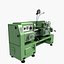 3D industrial equipments lathe tools model