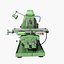 3D industrial equipments lathe tools model