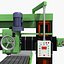 3D industrial equipments lathe tools model