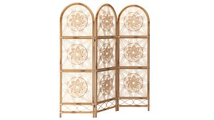 Rattan Room Divider 2