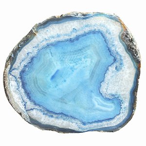 3D Agate gemstone