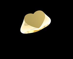 Heart Signet Ring