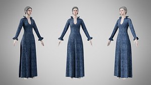 Dress 29 Digital Horizon Weave v2 3D model
