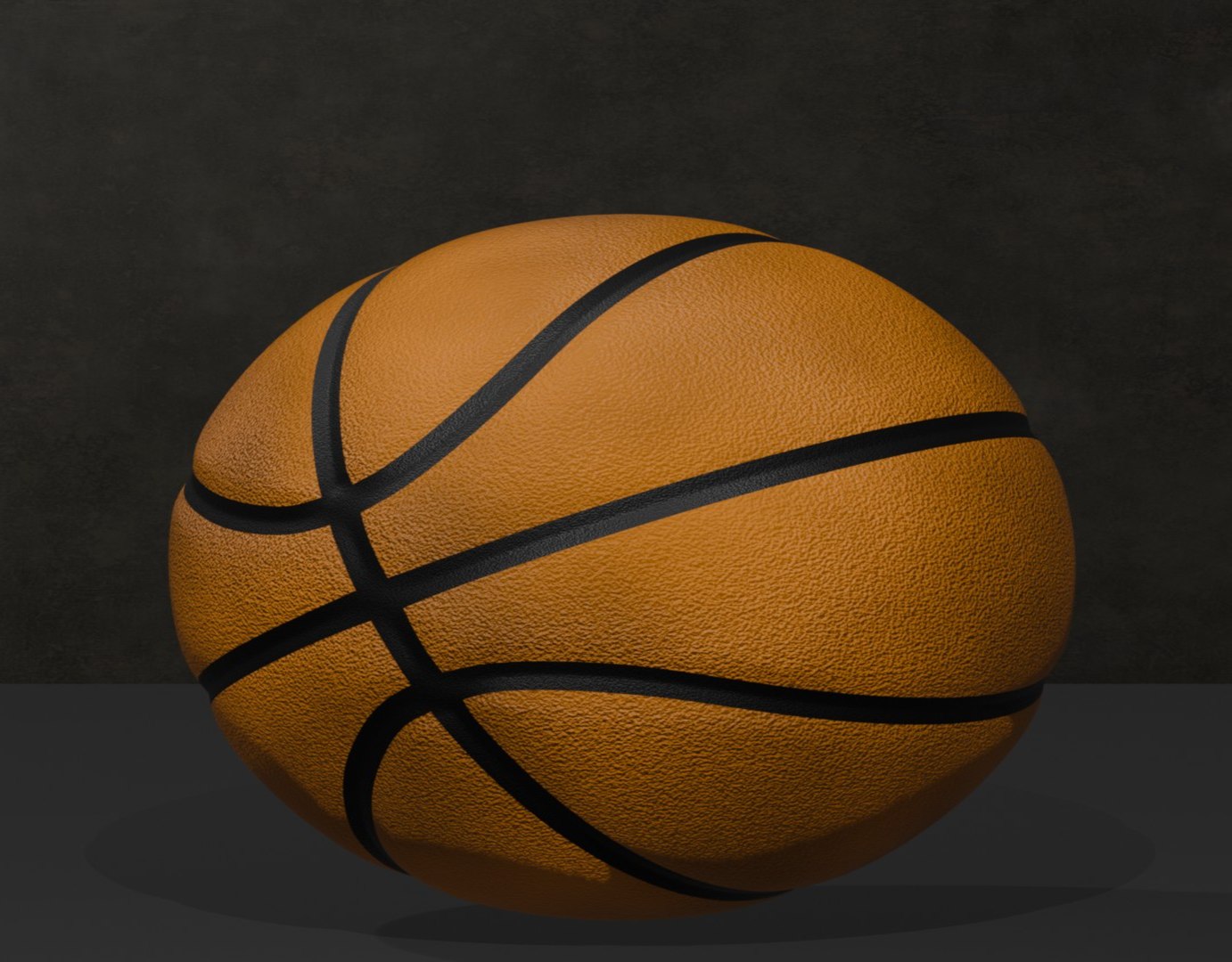 3D Model Realistic 3D Basketball Model High Quality Textured Design ...