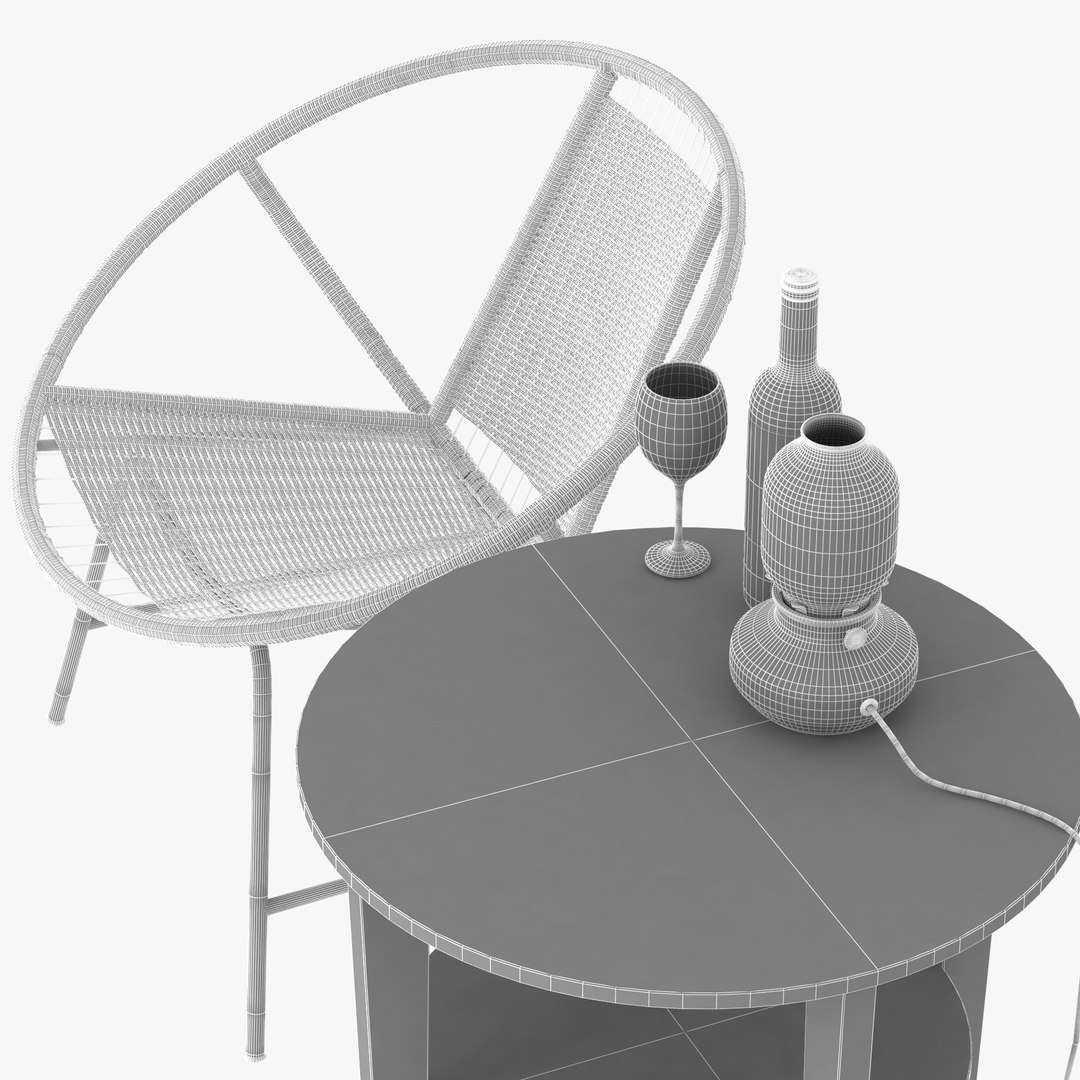 3D Ikea Chair Vejmon Model TurboSquid 1331460
