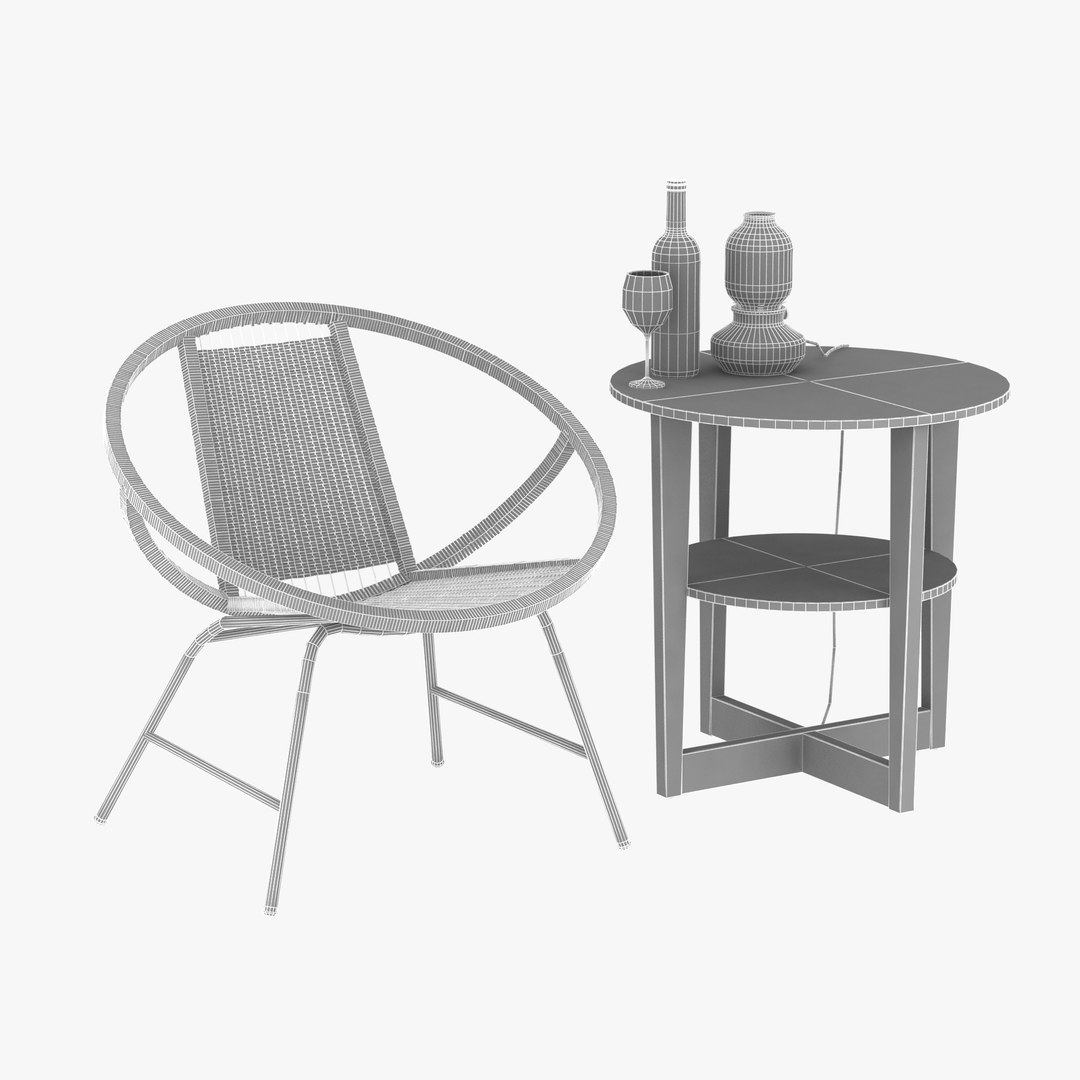 3D Ikea Chair Vejmon Model TurboSquid 1331460