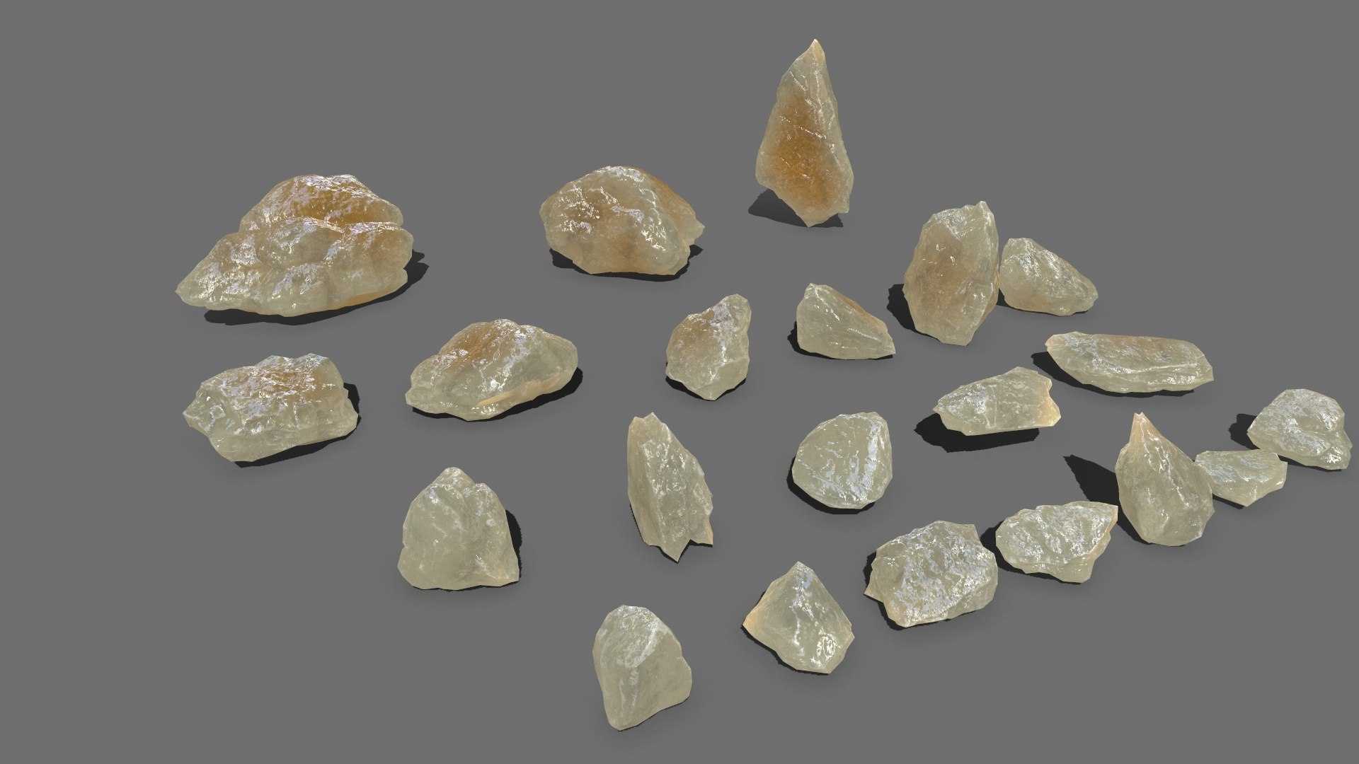 Ice Rocks Model - TurboSquid 2106580