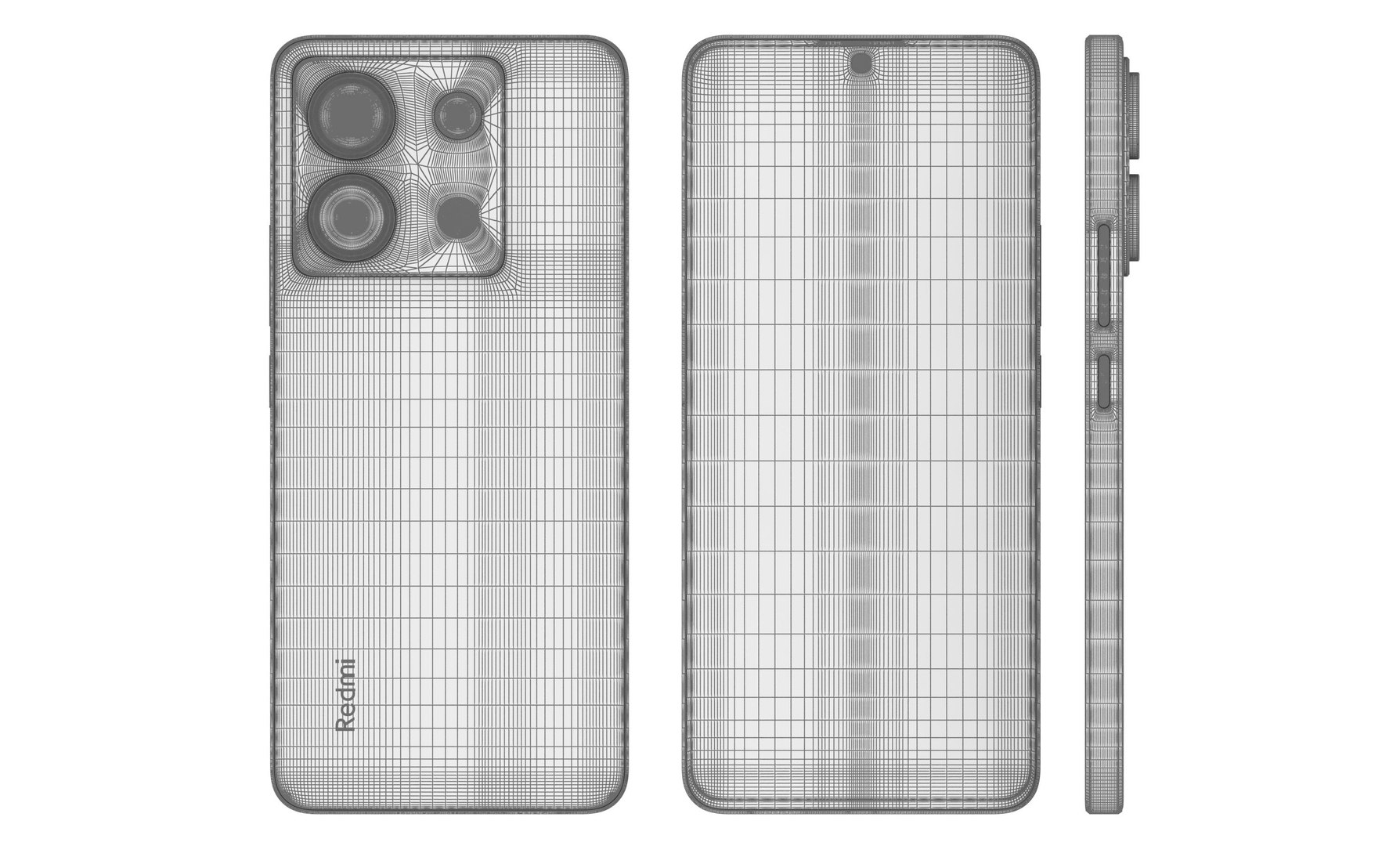 Xiaomi Redmi Note 13 Pro Ocean Teal 3D - TurboSquid 2182841
