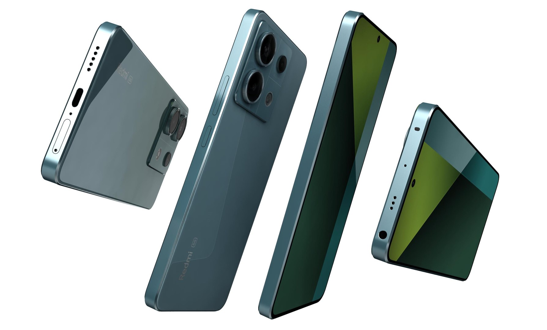 Xiaomi Redmi Note 13 Pro Ocean Teal 3D - TurboSquid 2182841