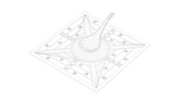 modelo 3d Chinese Compass - TurboSquid 2077415