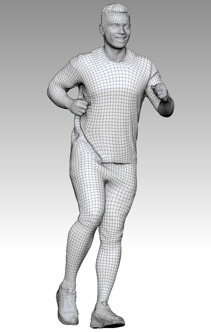 3D Model Human Young Jogging - TurboSquid 1601328
