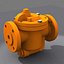 steam traps valve modeled 3d model