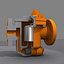 steam traps valve modeled 3d model