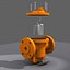 steam traps valve modeled 3d model