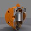 steam traps valve modeled 3d model