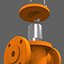 steam traps valve modeled 3d model