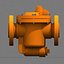 steam traps valve modeled 3d model