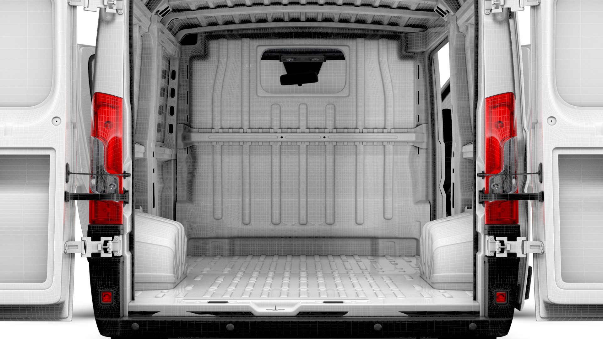 3D RAM Promaster Van L1H1 HQ Interior 2023 Model - TurboSquid 2222278
