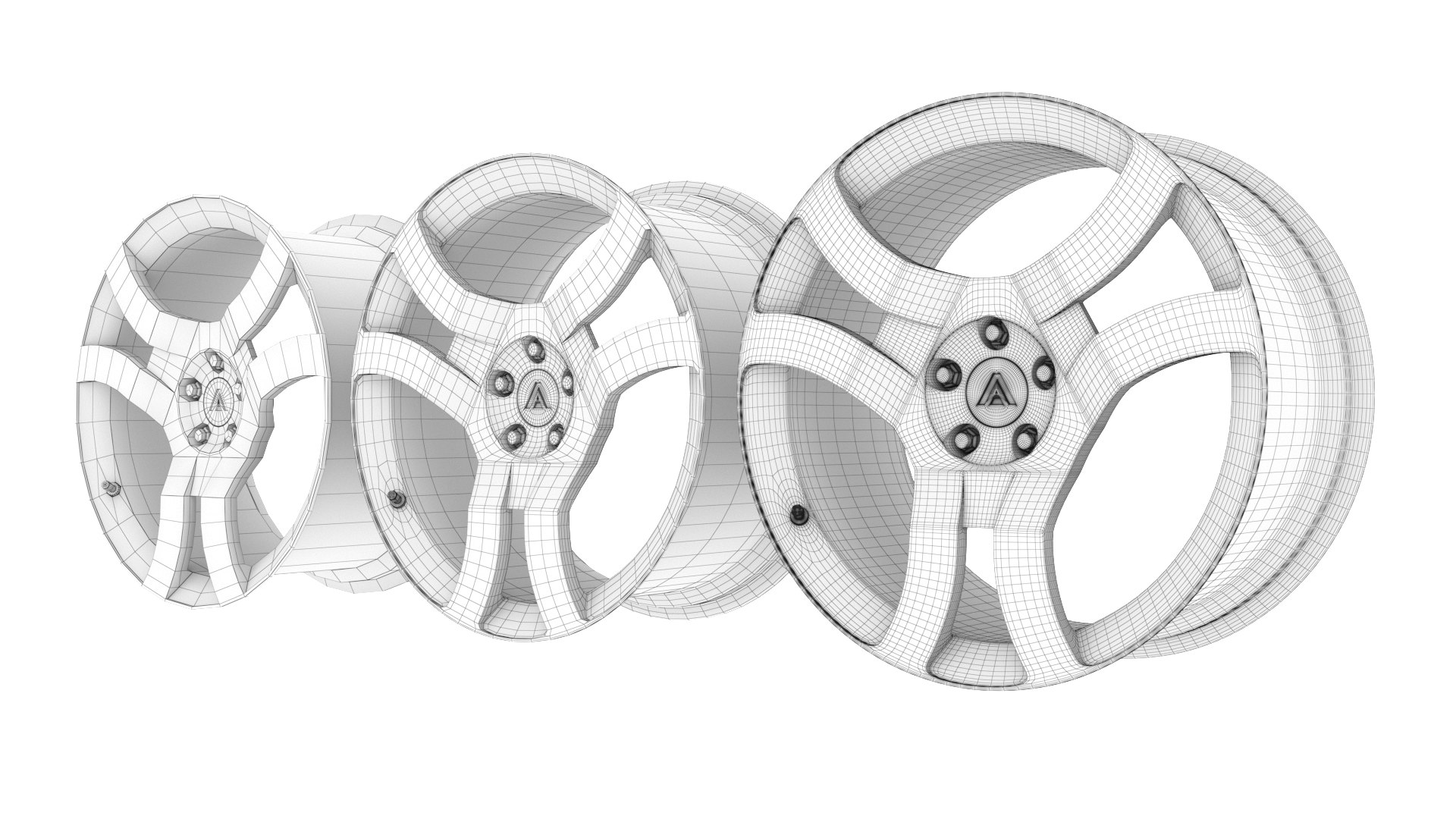3D Wheel Rim7 Model - TurboSquid 1845678