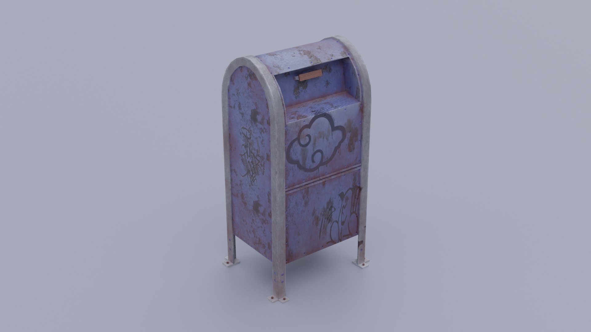 3D Old Mailbox Games Model - TurboSquid 1594828