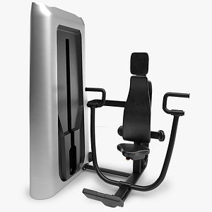 3D Generic Chest Press Gym Machine