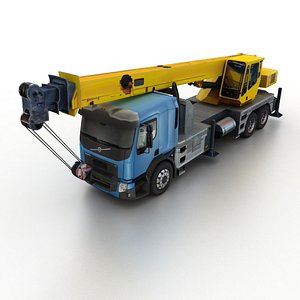 2013 fe crane truck 3d max