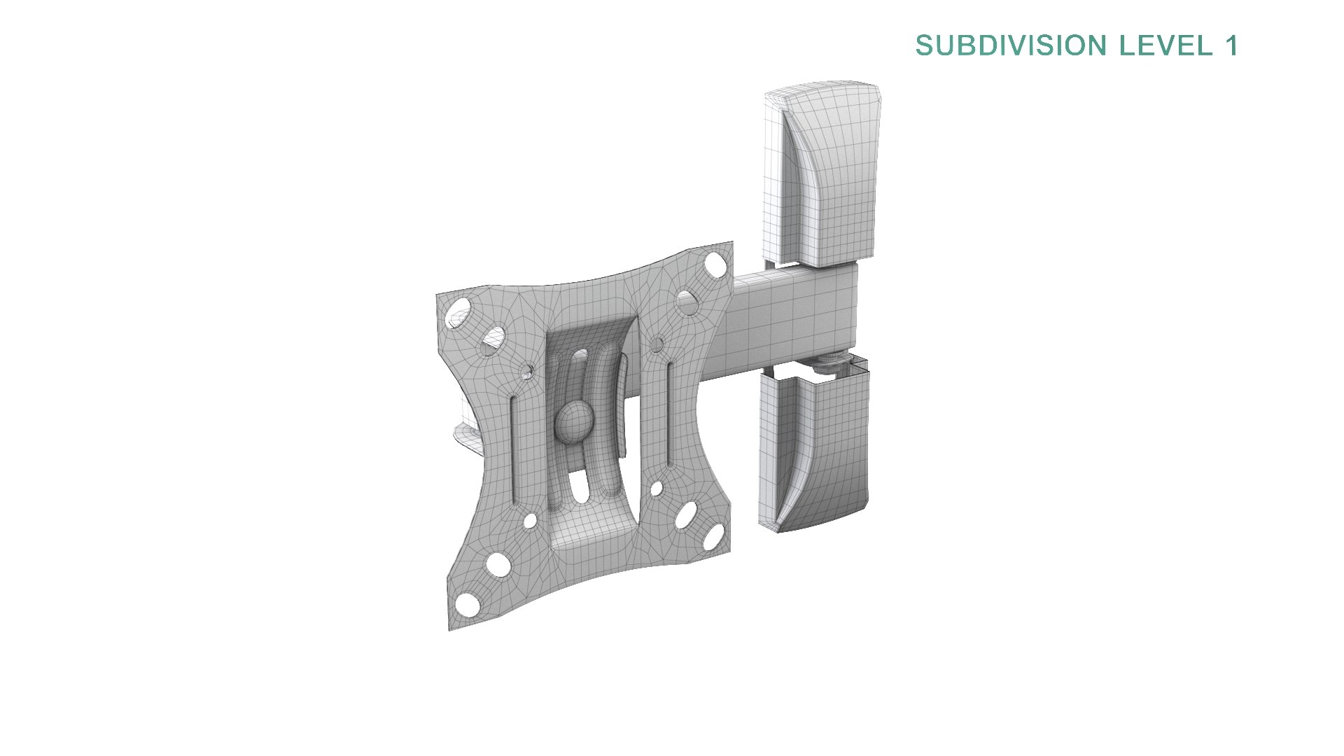 TV Mount 3D model https://p.turbosquid.com/ts-thumb/Rk/9p1w2g/WB/wireframe0008/jpg/1625042522/1920x1080/fit_q87/1cf7ff0832cf3f49ef0fa82976fb149ff4cb1578/wireframe0008.jpg