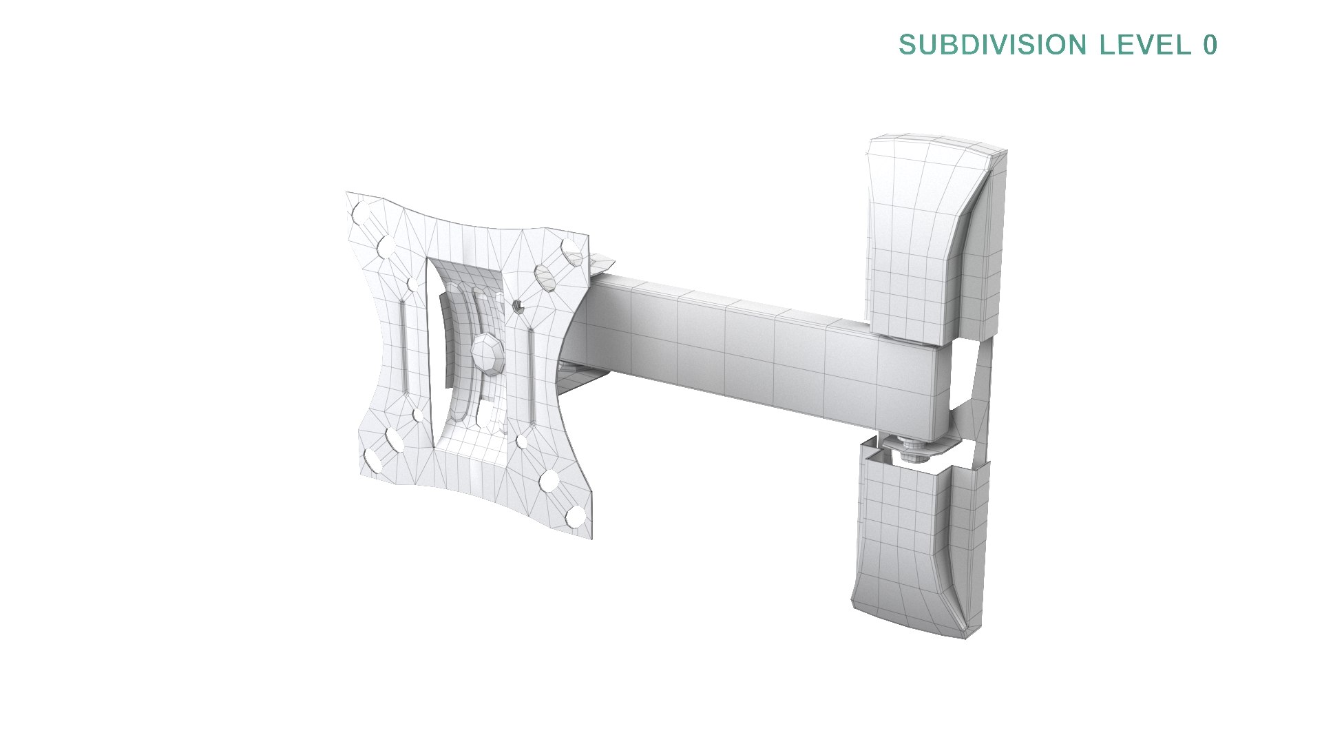 TV Mount 3D model https://p.turbosquid.com/ts-thumb/Rk/9p1w2g/rw/wireframe0011/jpg/1625042524/1920x1080/fit_q87/08f61faf7ed27bc81ba1f396212d1ee919841e38/wireframe0011.jpg