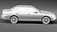 3d model japan car classic sedan