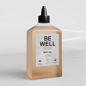 Be Well Body Oil 3D