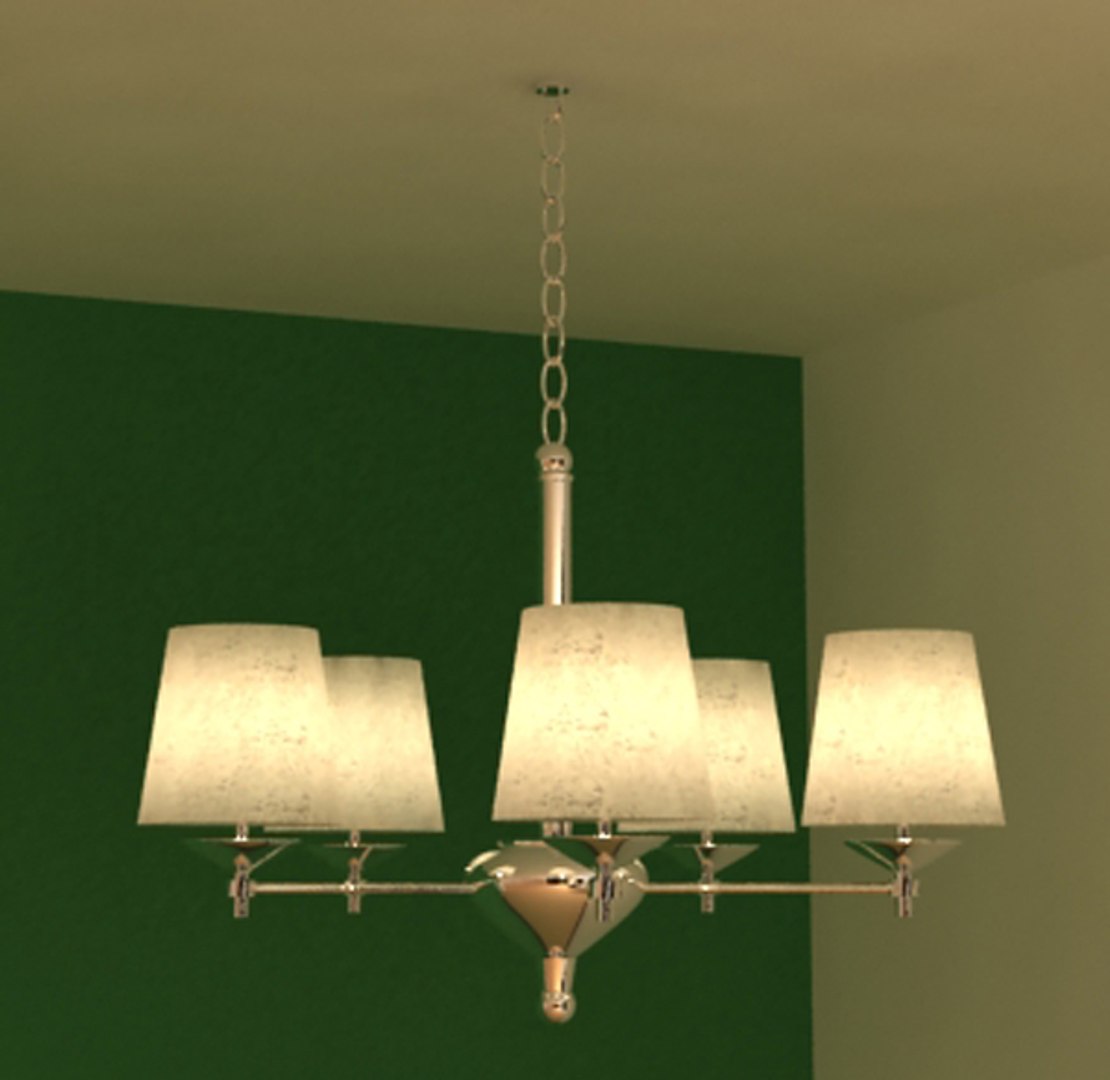 3d model 12 interior lighting fixtures
