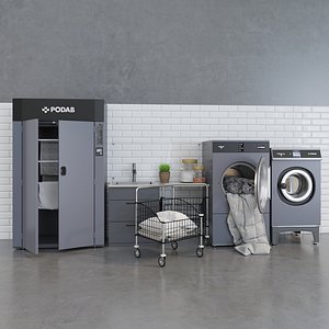 podab swedish laundry 3D model