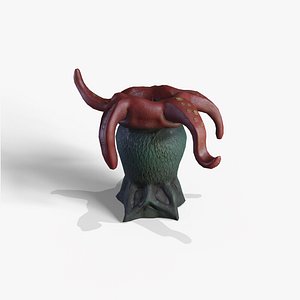 3D model plant tentacle fantasy