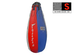 real punching bag 8k 3D model