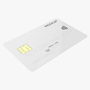 3D Credit debit card 01