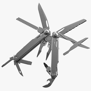 Multitool Silver Rigged