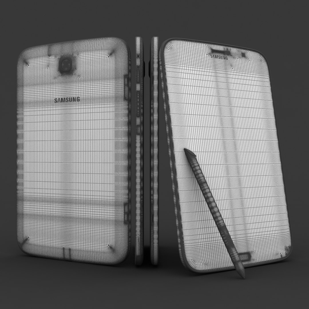3d samsung galaxy note 8 model