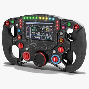 3D Formula E Season 11 2025 Steering Wheel model