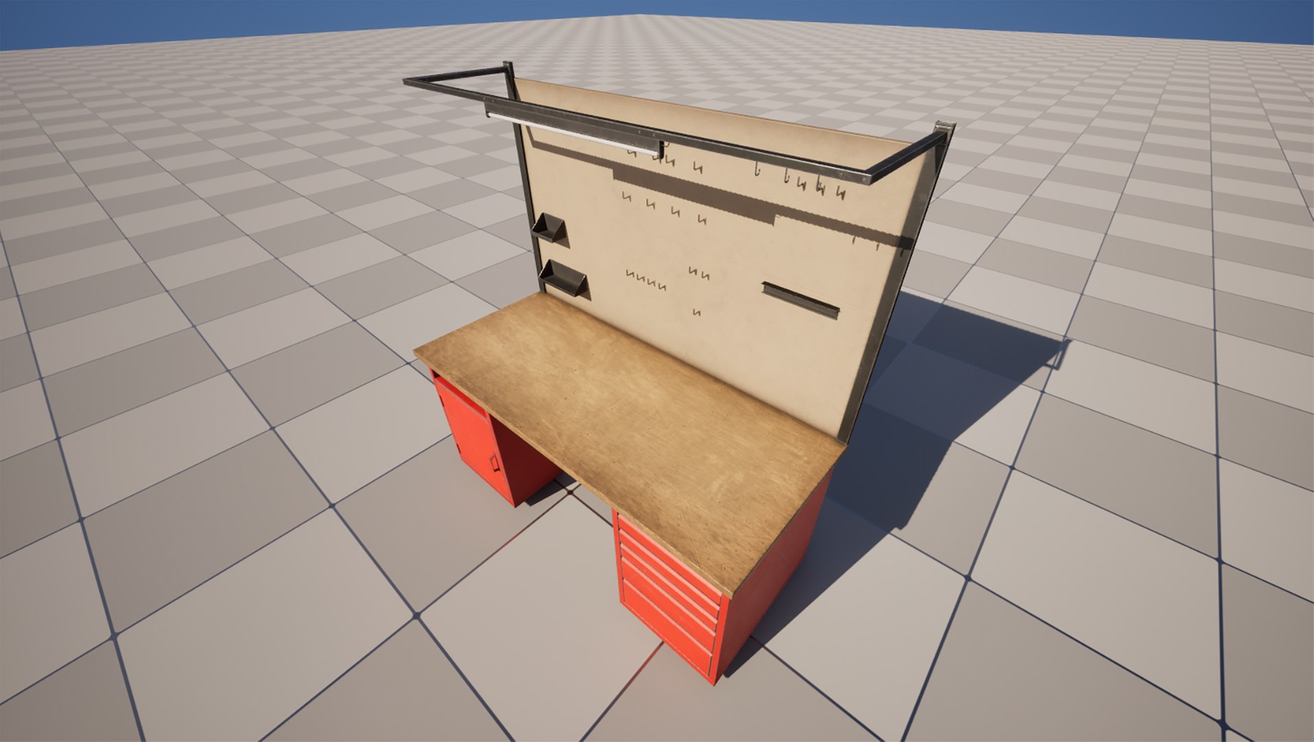 Workbench Game Ready PBR Model - TurboSquid 2559516