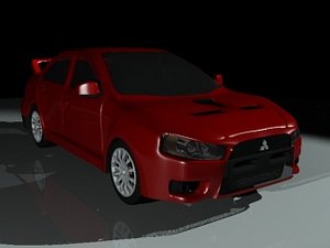 3d lancer evolution mitsubishi evo
