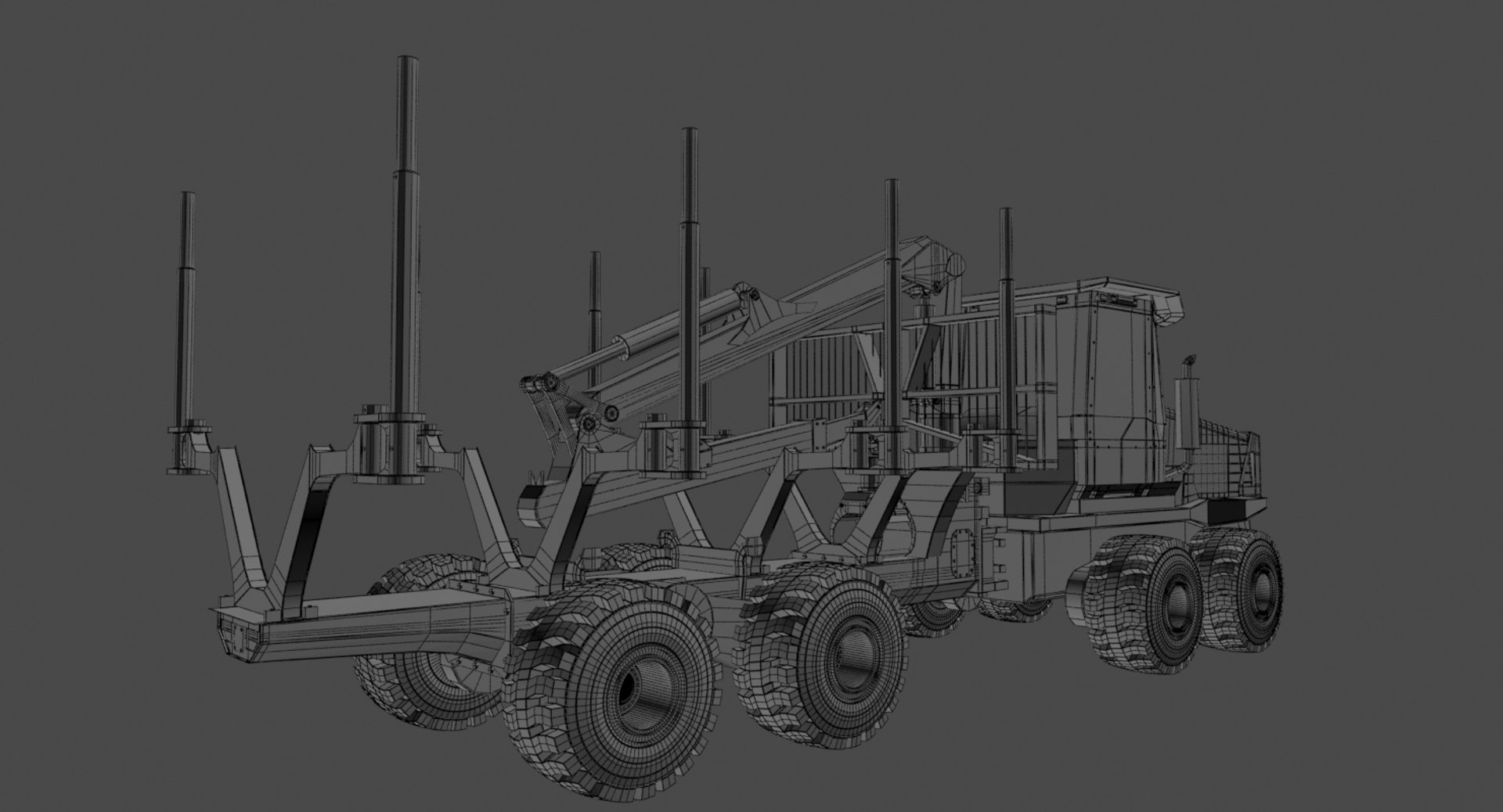 3d model of forwarder forestry vehicle https://p.turbosquid.com/ts-thumb/Rk/XG6MQC/9rtQYfd2/wireframe0001/jpg/1434137853/1920x1080/fit_q87/262faf975611f999b902661d81014632ba2b267e/wireframe0001.jpg