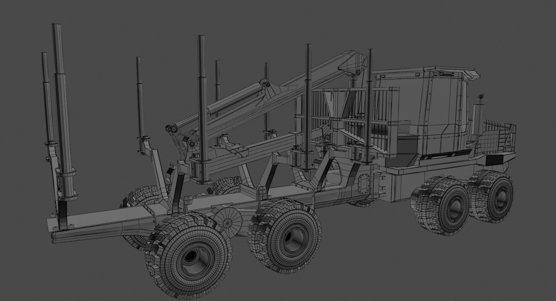 3d model of forwarder forestry vehicle https://p.turbosquid.com/ts-thumb/Rk/XG6MQC/aO2VMXqk/wireframe0006/jpg/1434137853/1920x1080/fit_q87/048b0d318dc6c1e7c561fd3e3e97c9a01c8aaeae/wireframe0006.jpg