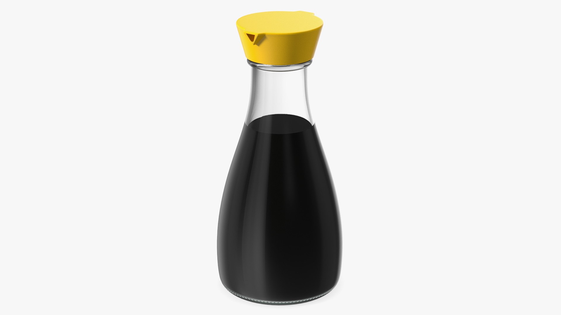 Soy Sauce Bottle 3D model preview