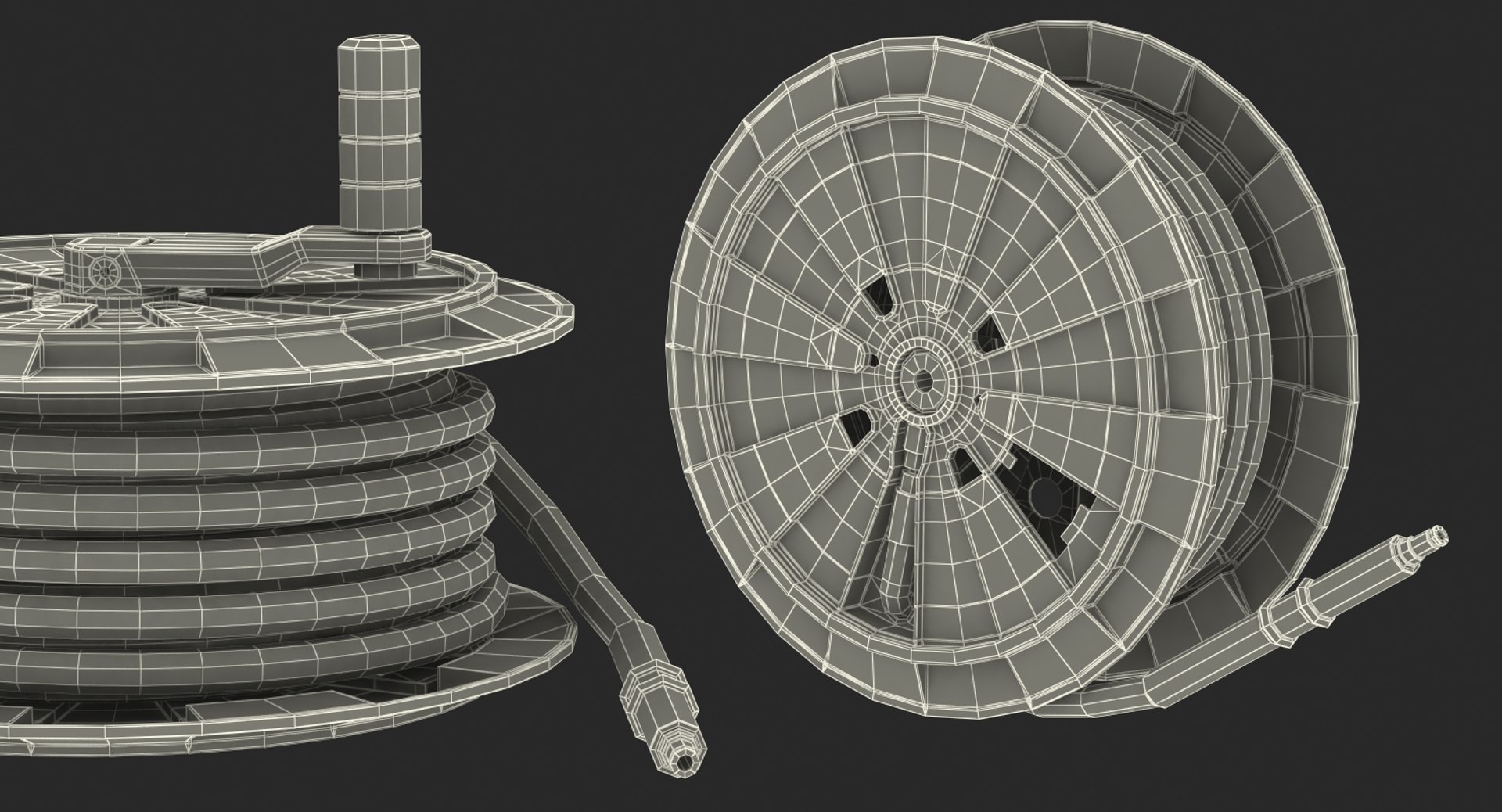 Garden Hose Wound 3D Model - TurboSquid 1290363