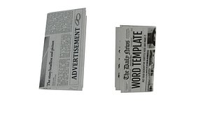 3D print newspapers model