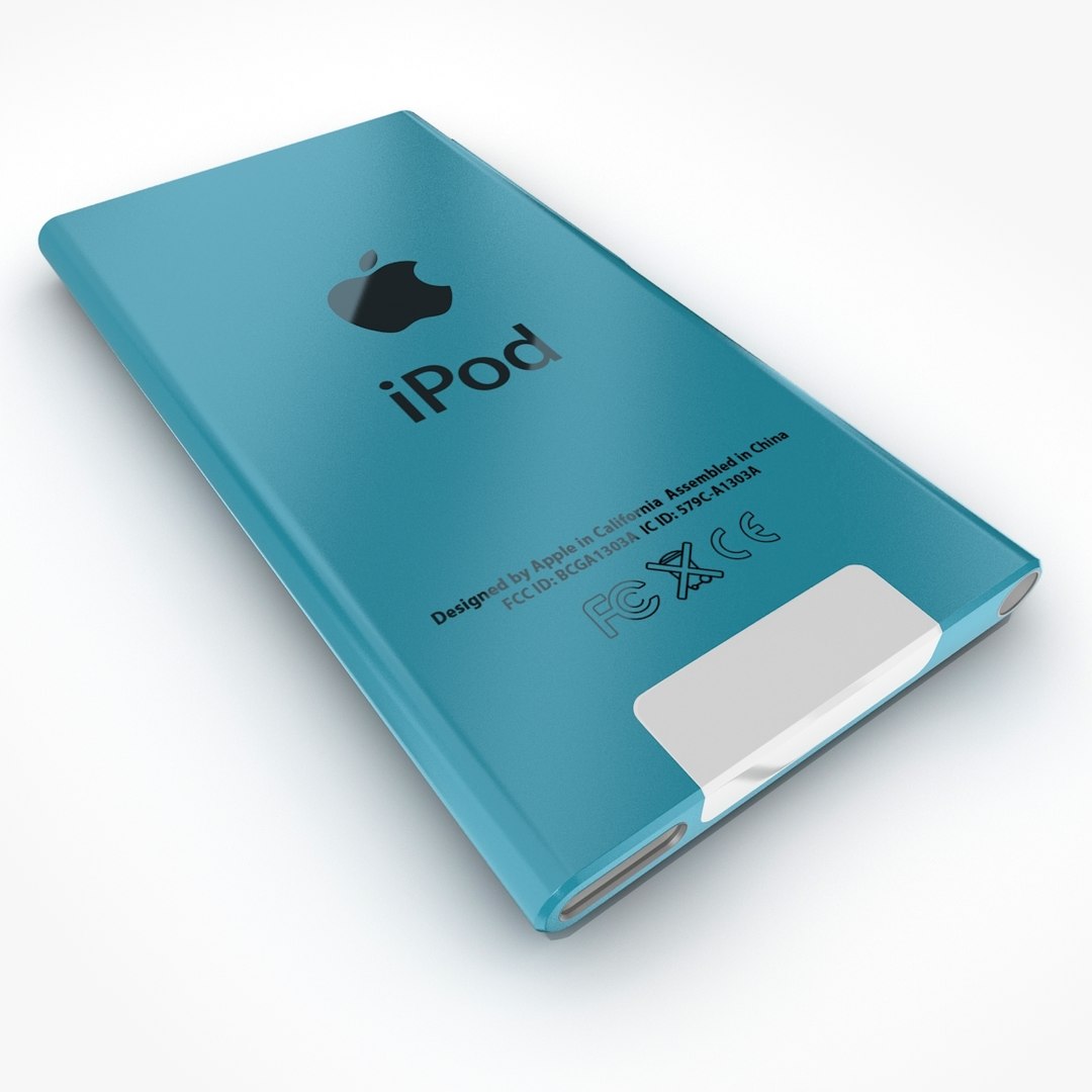 3d Model Apple Ipod Nano 2012