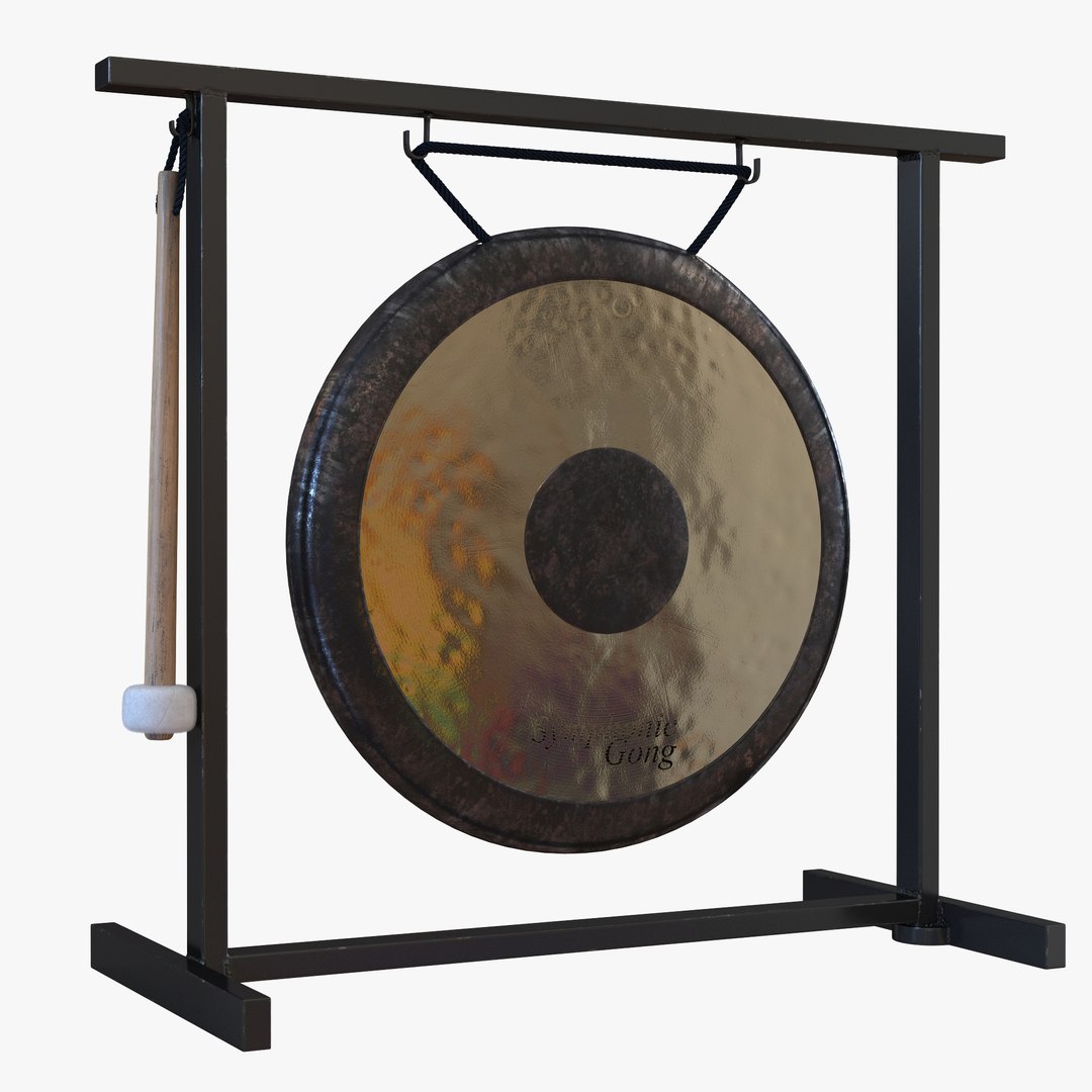 Old Gong 3D model preview